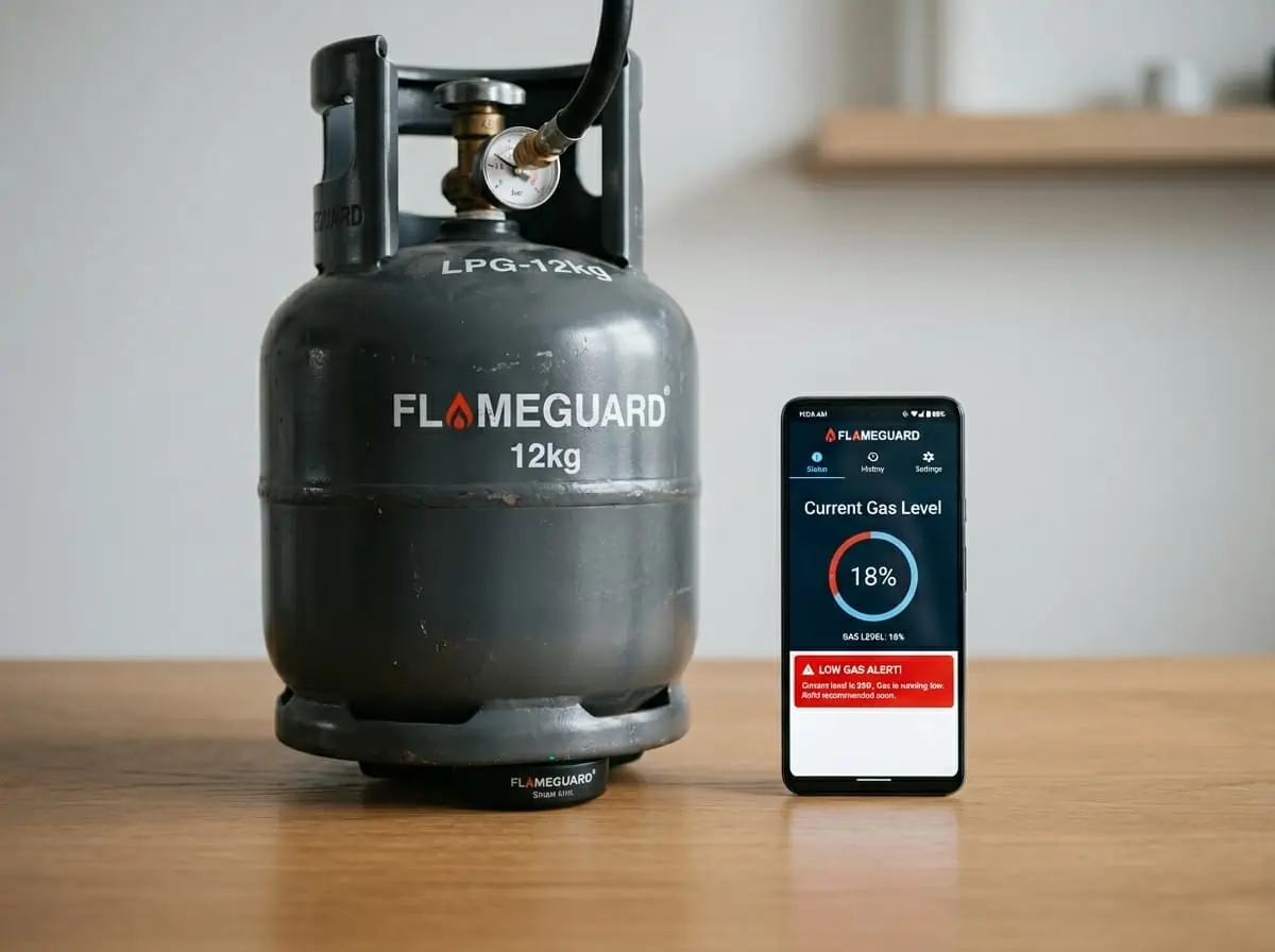 Track Gas & LPG, Order Refills Online with Triotics App